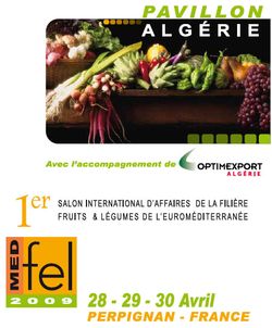 Une catalogue pavillon algérie