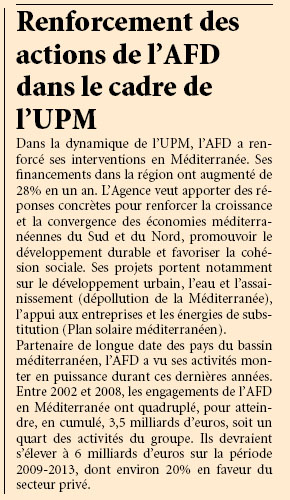 AFD DANS UPM